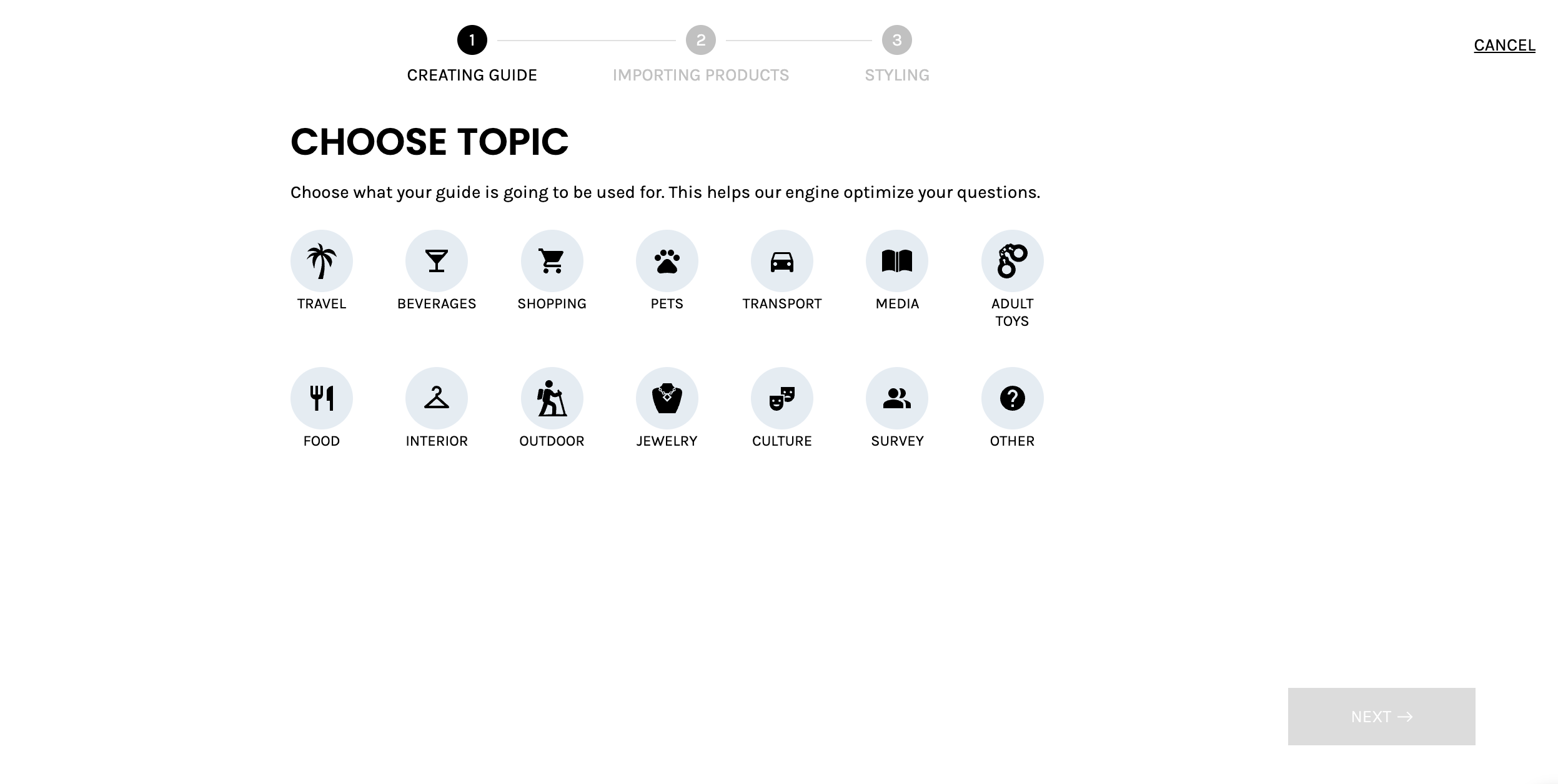 New onboarding process