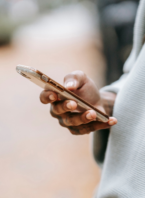 Woman with cell phone