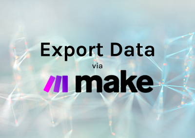 How to Export your Data with Make