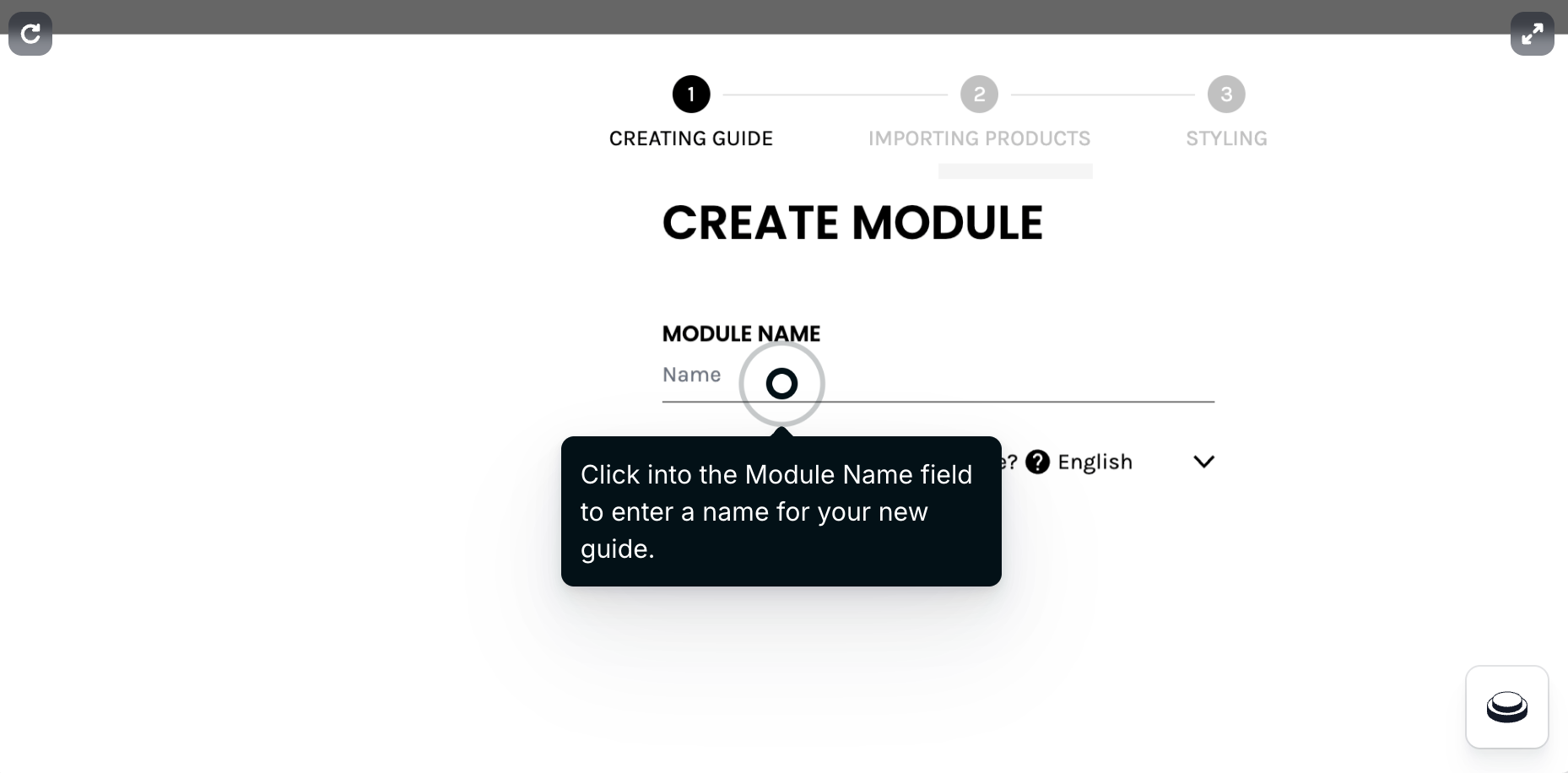 Step 2 in how to get started with Roccai