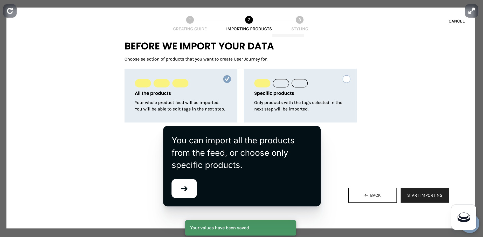 Step 6 in how to get started with Roccai