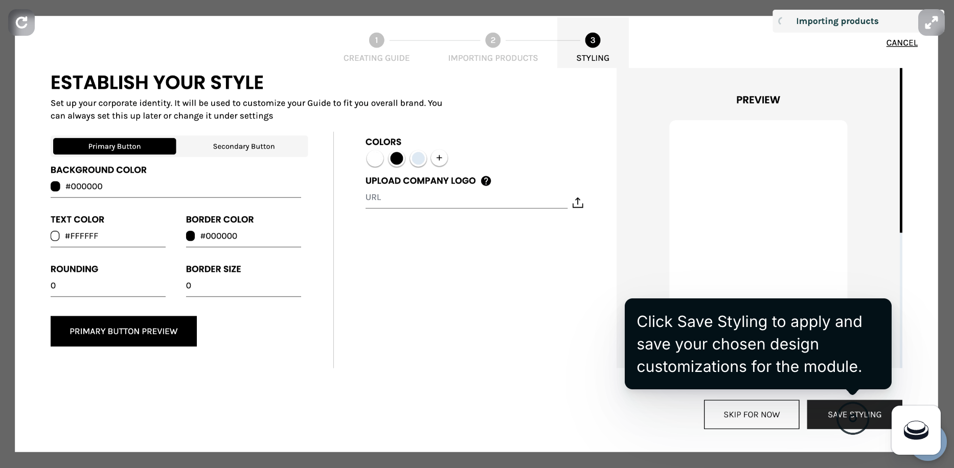 Step 7 in how to get started with Roccai