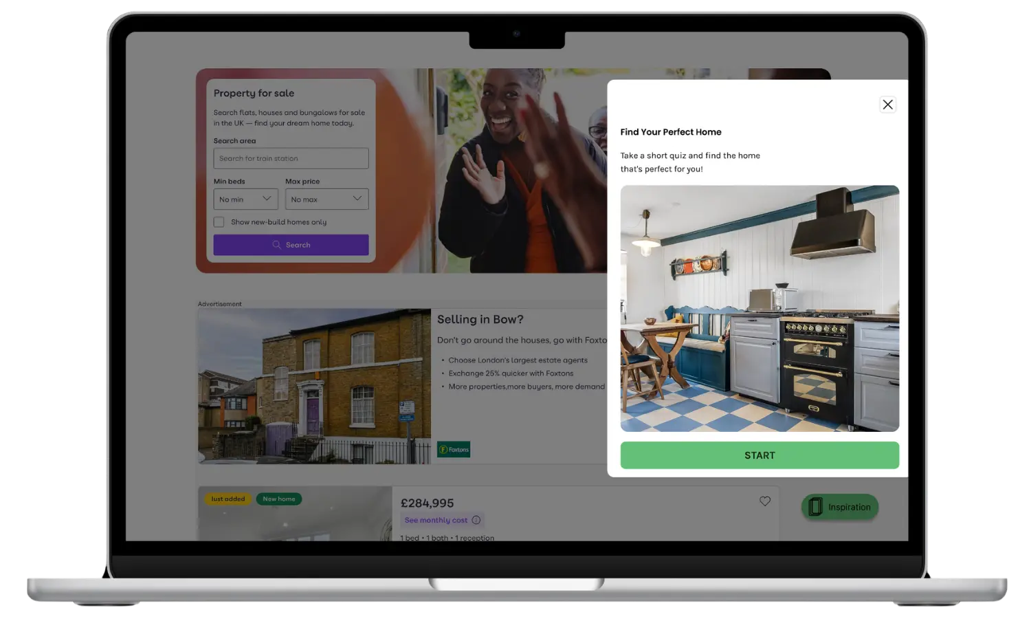 This is an example of a Roccai guide on a laptop