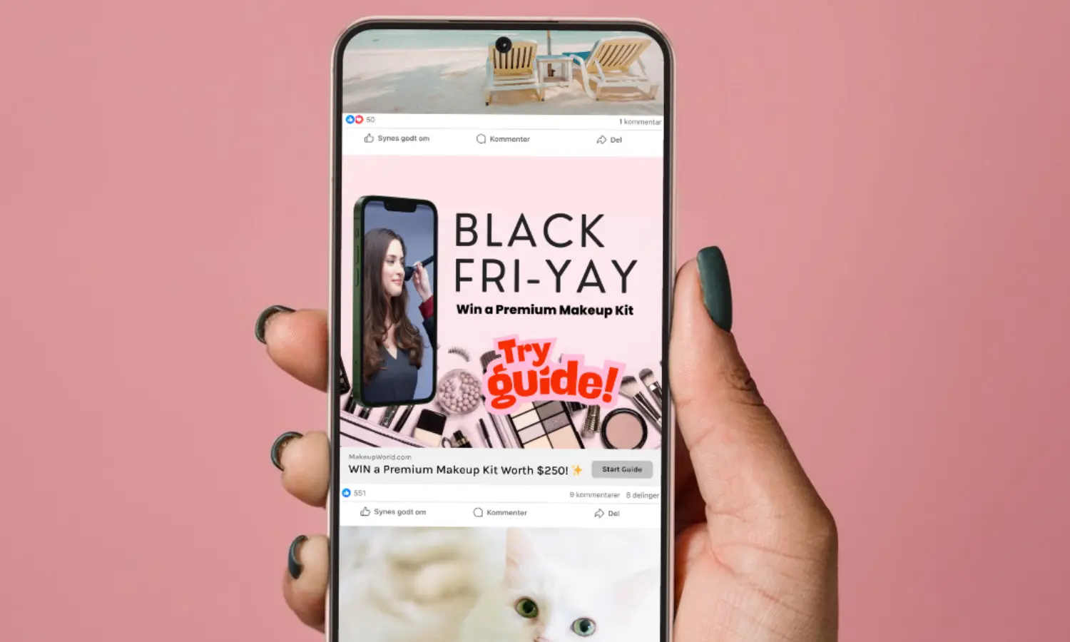 Example on a guides used for social media